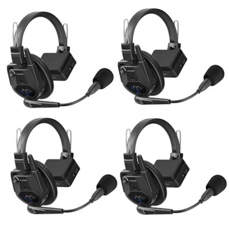 Saramonic WiTalk9 SE-4S - 4-osobowy bezprzewodowy system słuchawkowy interkom (Full-Duplex, 2.4GHz DECT)